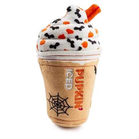 Haute Diggity Dog Pupkin Donuts Halloween Iced Cup Plush Dog Toy
