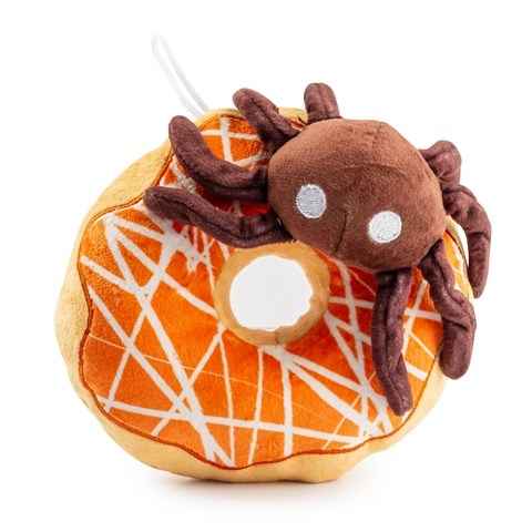Haute Diggity Dog Spider Donut Plush Dog Toy