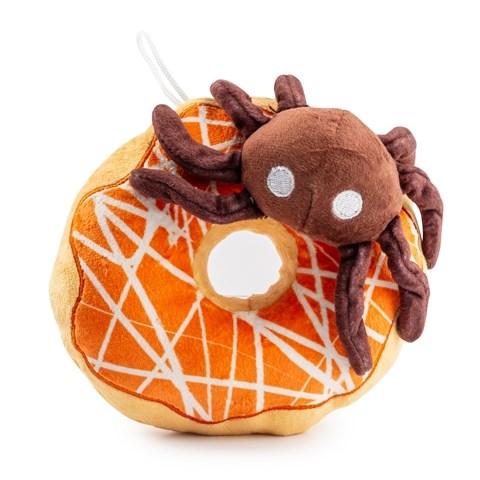 Haute Diggity Dog Spider Donut Plush Dog Toy