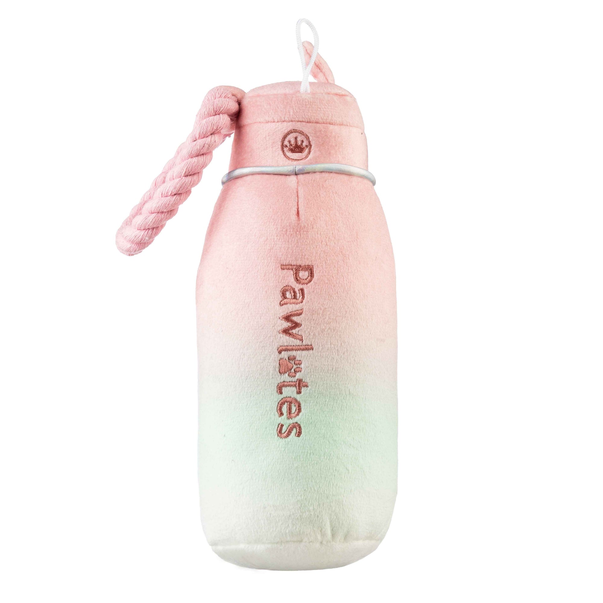 Haute Diggity Dog Pawlates Princess Water Bottle Plush Dog Toy