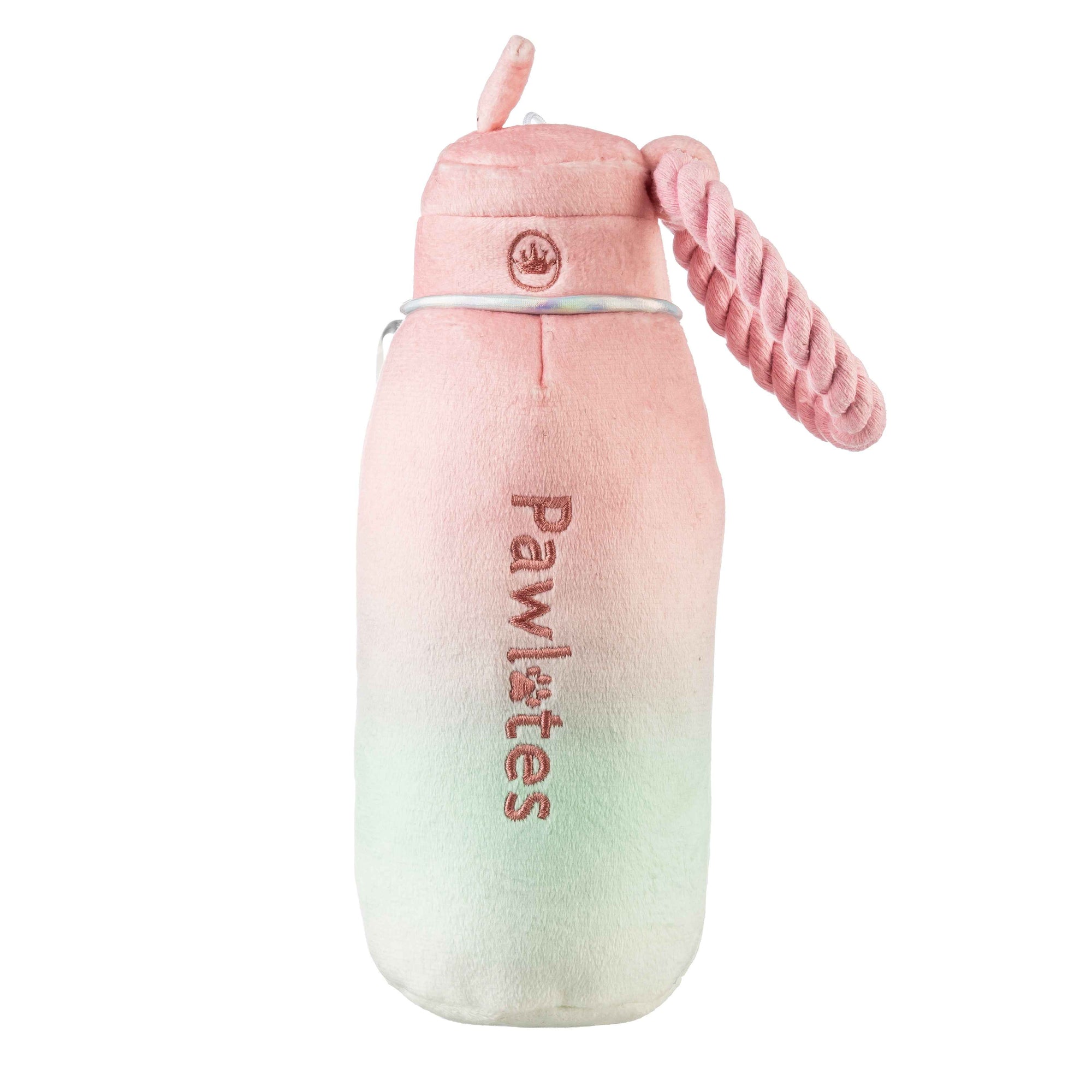Haute Diggity Dog Pawlates Princess Water Bottle Plush Dog Toy