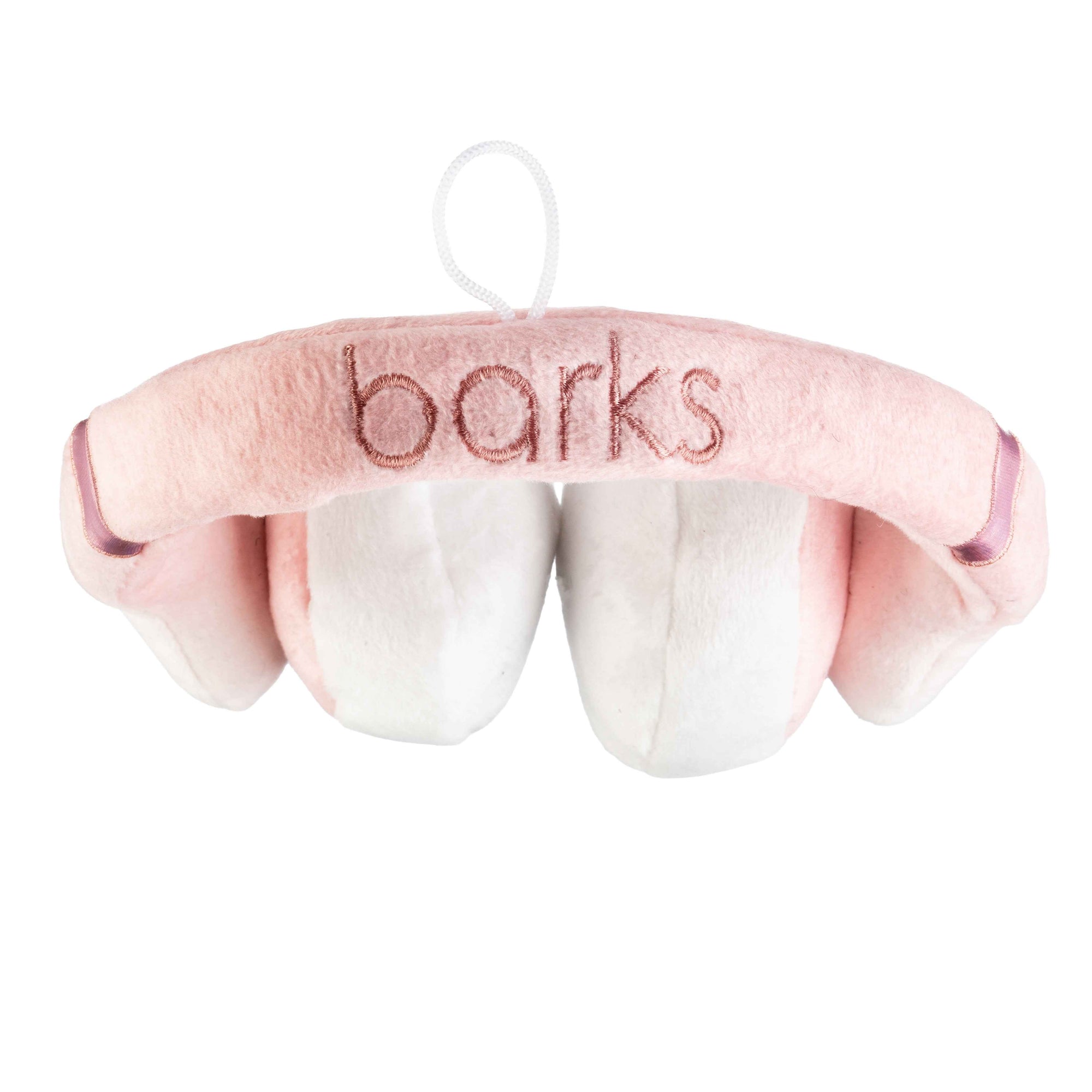 Haute Diggity Dog Barks Headphones Plush Dog Toy