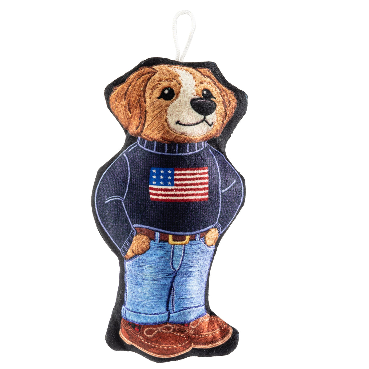 Haute Diggity Dog Ruff Lauren Teddy Dog Toy
