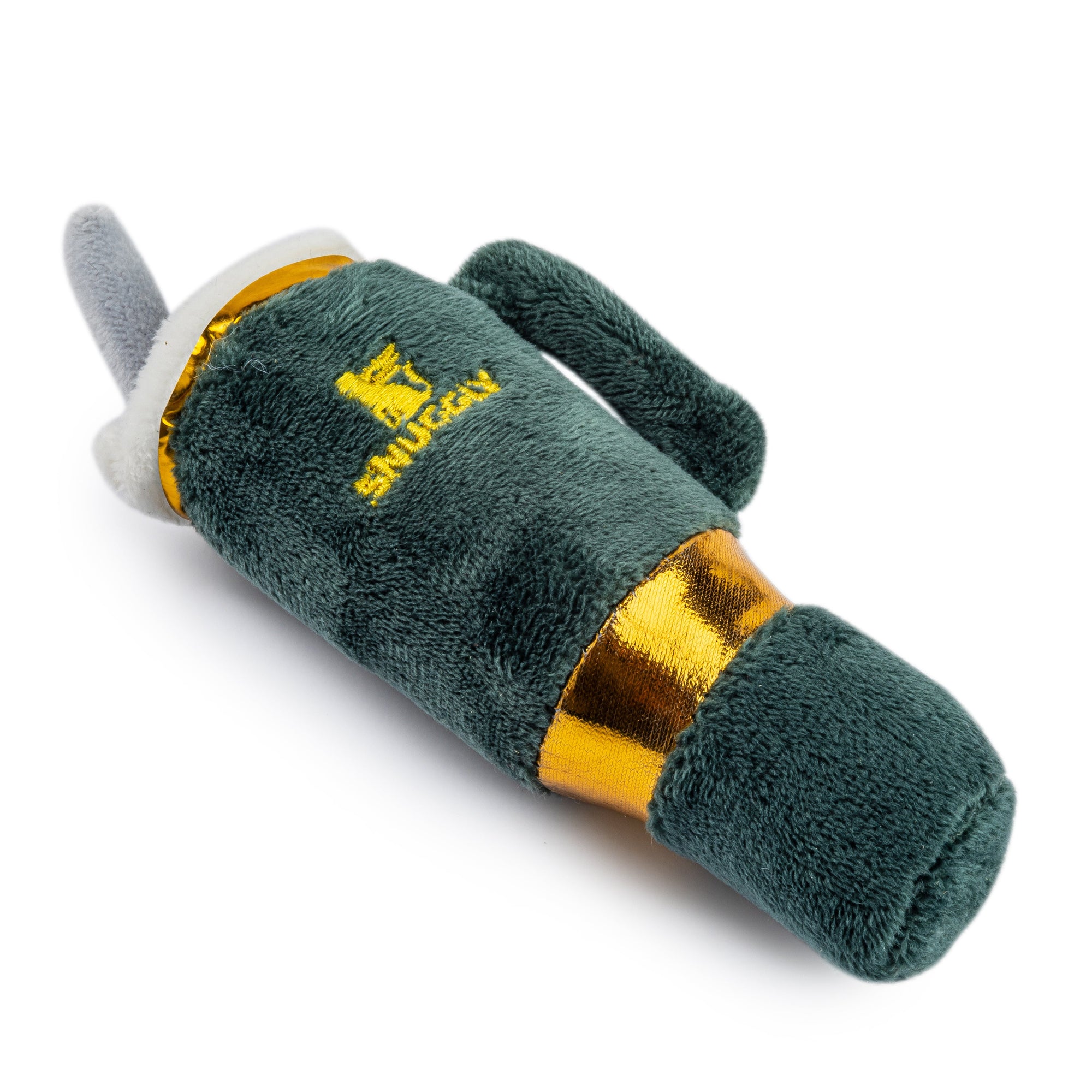 Haute Diggity Dog Holiday Snuggly Cup 3-Pack (Red, Ivory, & Green) Organic Catnip Toy