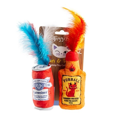Haute Diggity Dog Furball & Catweiser Organic Catnip Toy