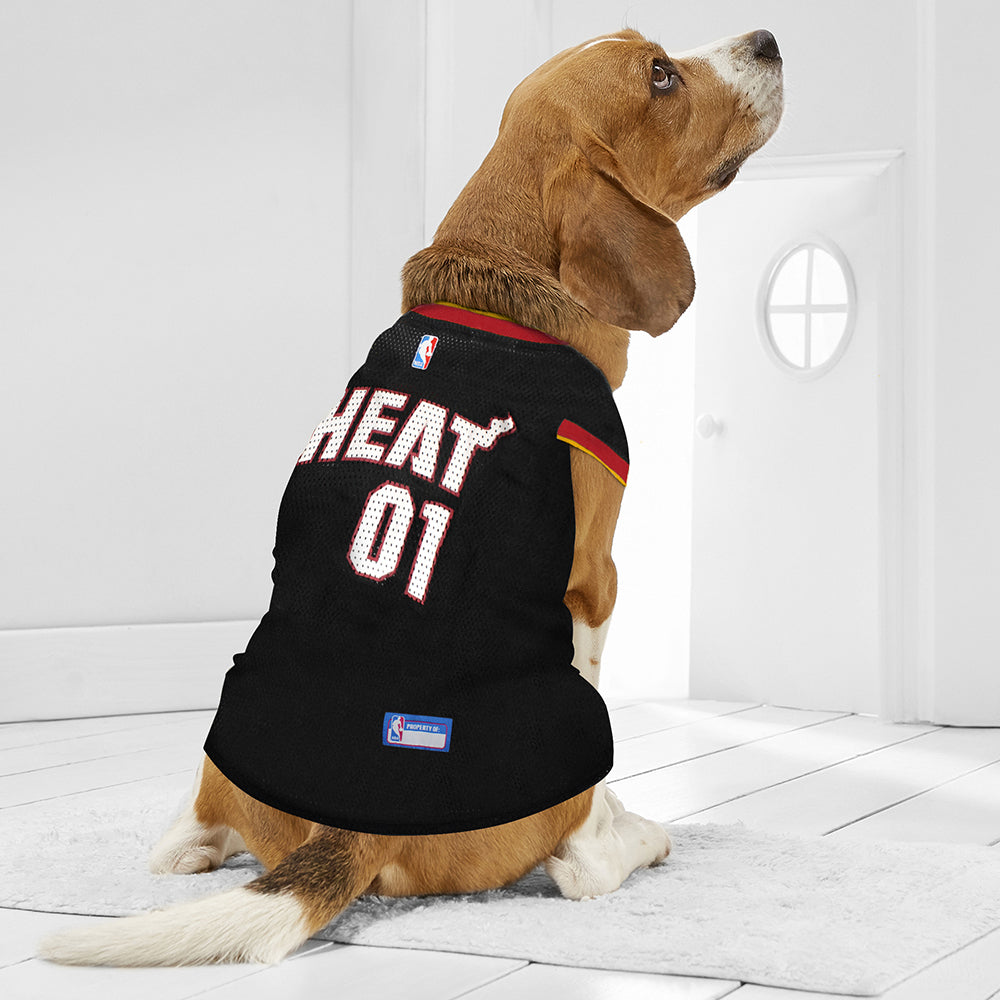 Miami Heat Jersey by Pets First - HT Animal Supply