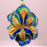 Heaven's Garden Iris Polish Glass Ornament