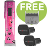 Pink Paws Saphir Cordless Clipper Two Batteries with 4F Blade by Heiniger