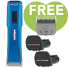 Blue Saphir Cordless Clipper Two Batteries with 4F Blade by Heiniger