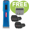 Blue Saphir Cordless Clipper Two Batteries with 4F Blade by Heiniger