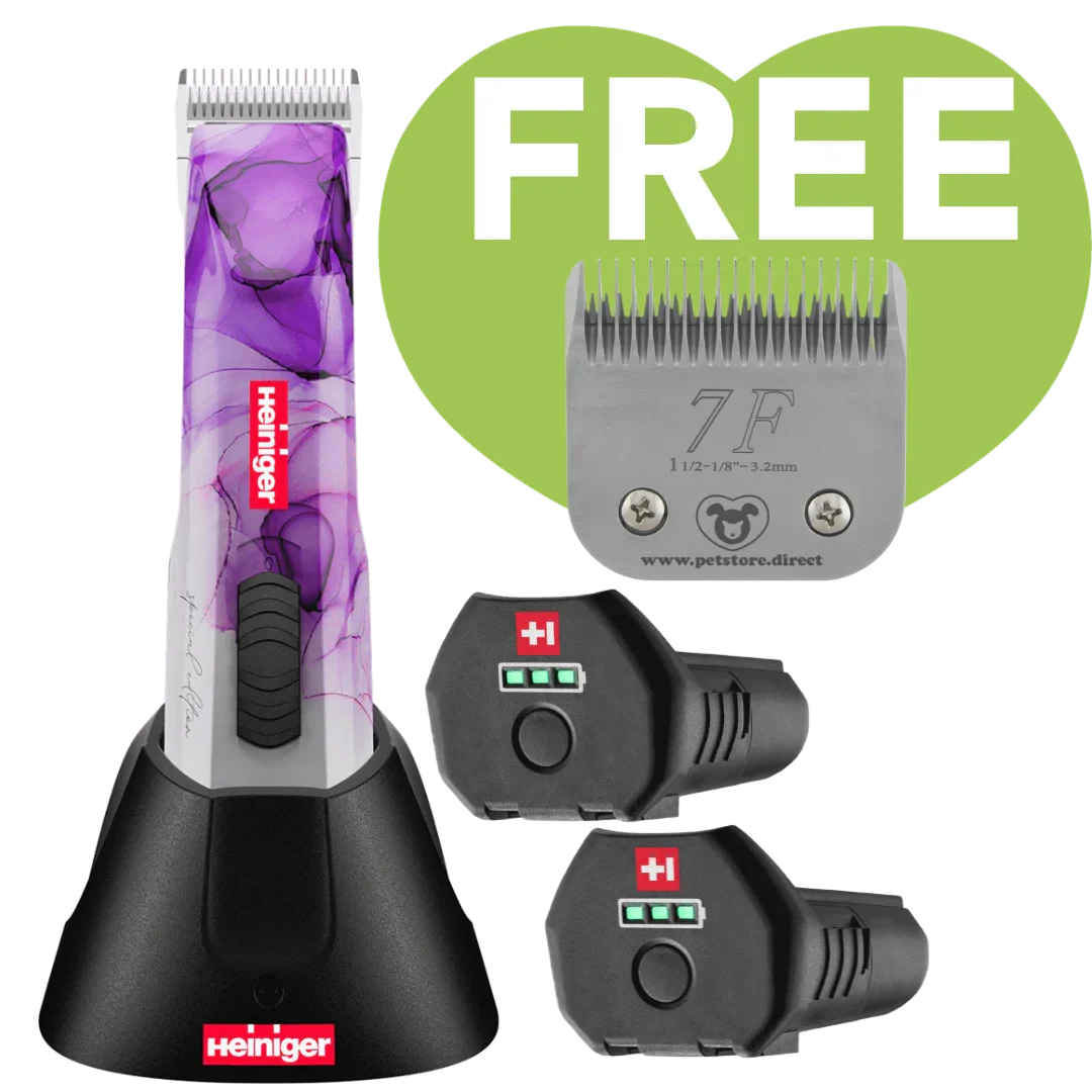 Opal Special Edition Cordless Clipper 2 Batteries with 7F Blade by Heiniger