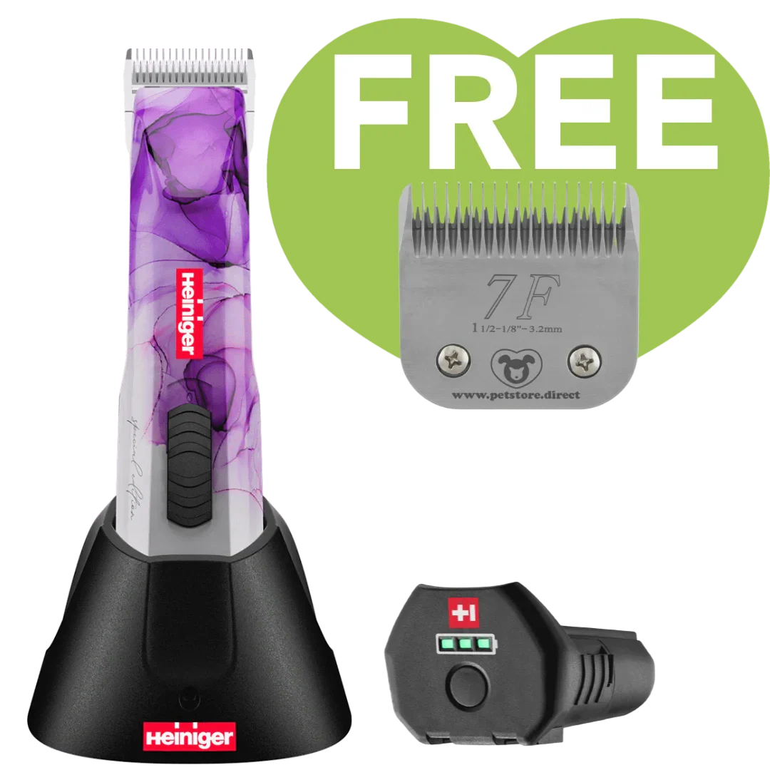 Special Edition Opal Cordless Clipper one battery with 7F Blade by Heiniger