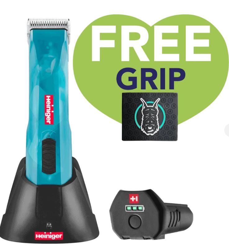 Opal Cordless Clipper with One Battery with Free Grip by Heiniger