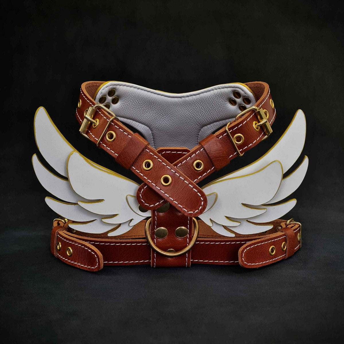 Bestia Hermes Leather Small to Medium Dog Harness