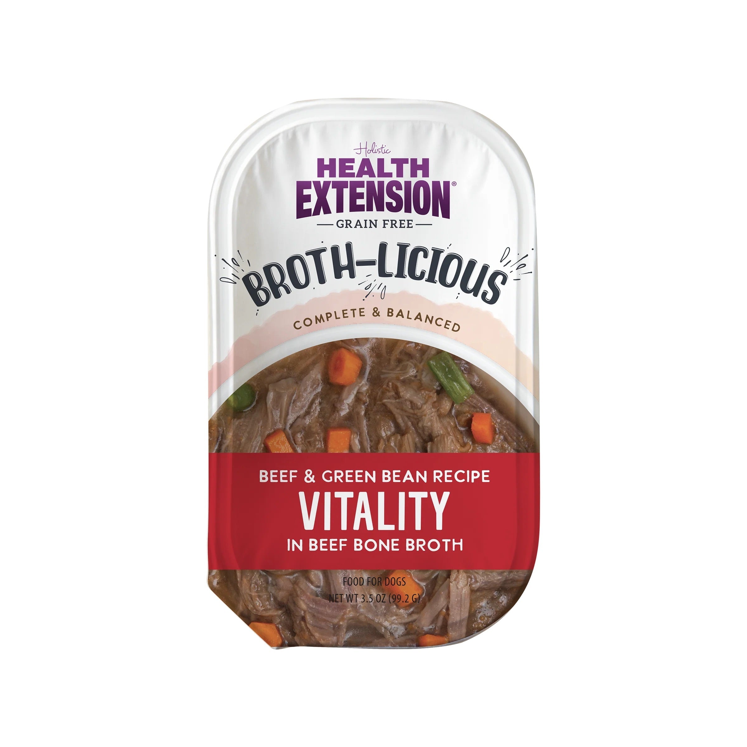 Health Extension Broth-Licious Vitality Beef & Green Beans Bone Broth Topper (3.5oz)