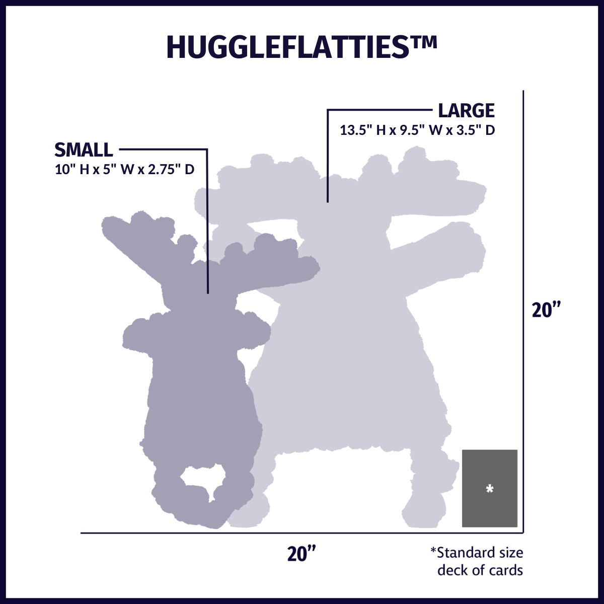 Woodland HuggleFlattiesTM Assorted Durable Plush Dog Toys (3pk)