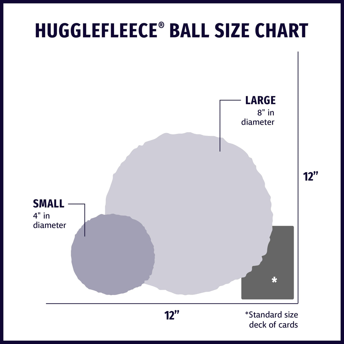HuggleFleece Plush Ball Dog Toy