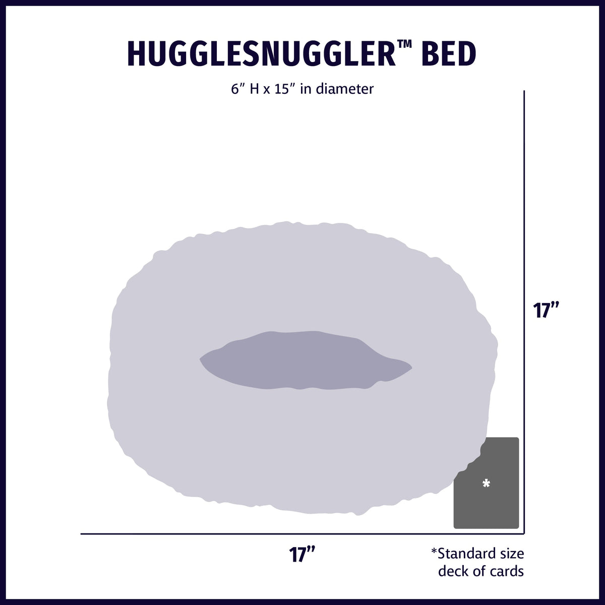 HuggleFleece HuggleSnugglerTM Cat & Dog Beds