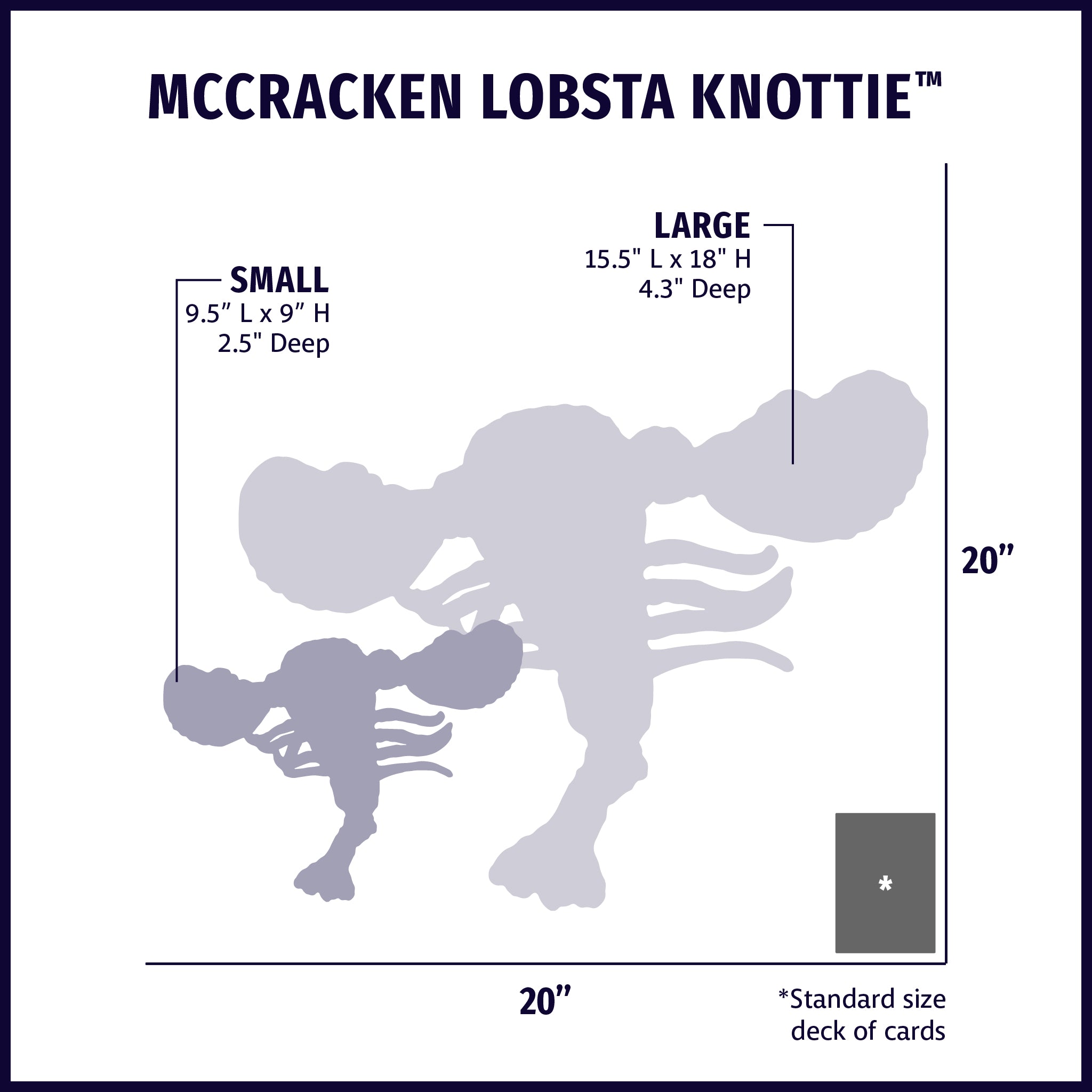 McCracken LobstaTM Knottie Plush Dog Toy