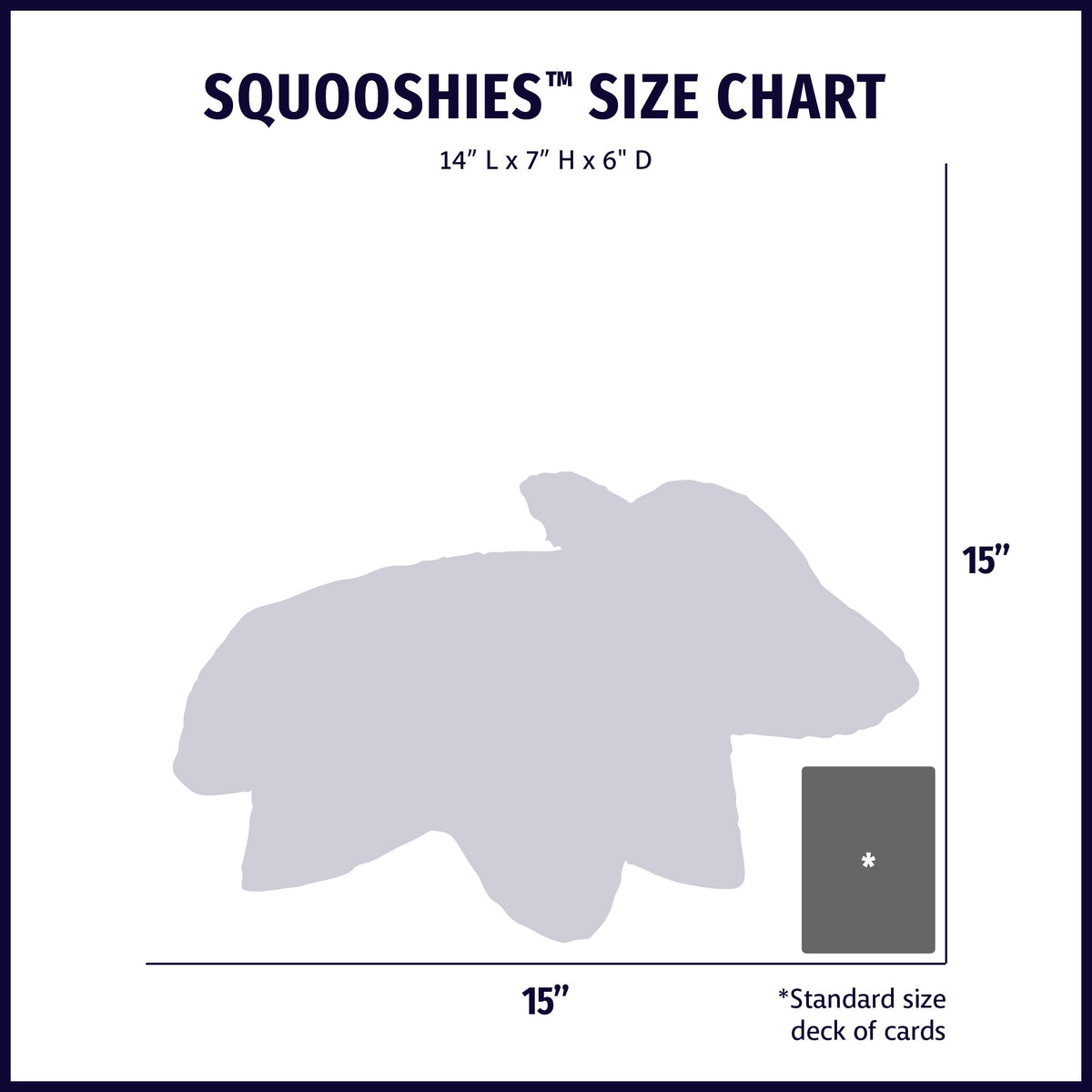 SquooshieTM Fox Plush Dog Toy