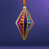 High Stakes Diamond Glass Ornament
