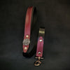 Bestia Dog Gear Genuine Leather Dog Collar - Burgundy