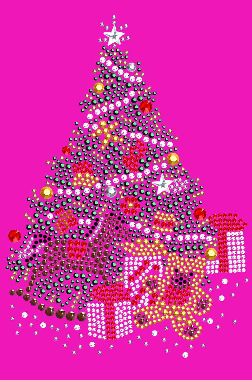 Christmas Tree 2 with Teddy Bear - Womens T-shirt