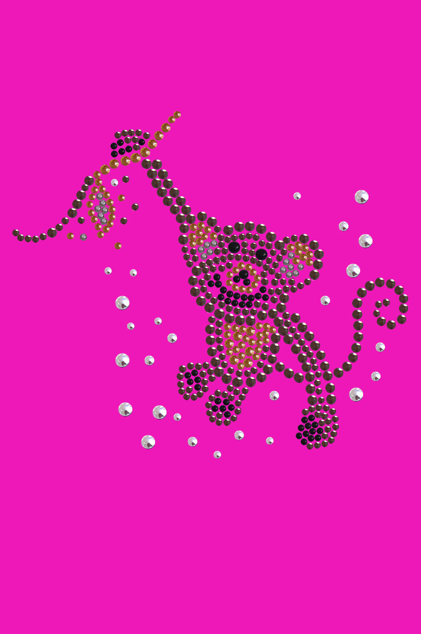 Monkey - Swinging from Vine - Womens T-shirt