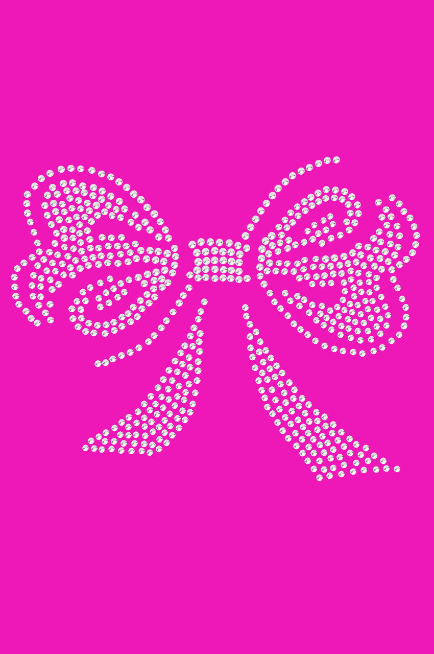 Bow (Rhinestones) - Womens T-shirt