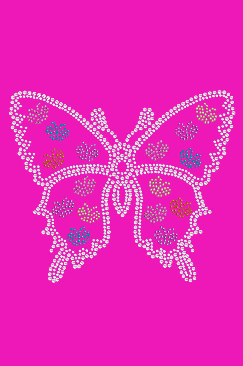 Butterfly with more Butterflies - Womens Tee