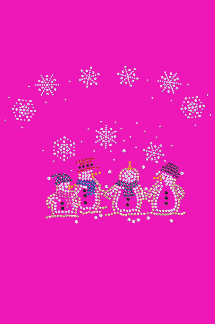 Snowman Family - Womens T-shirt