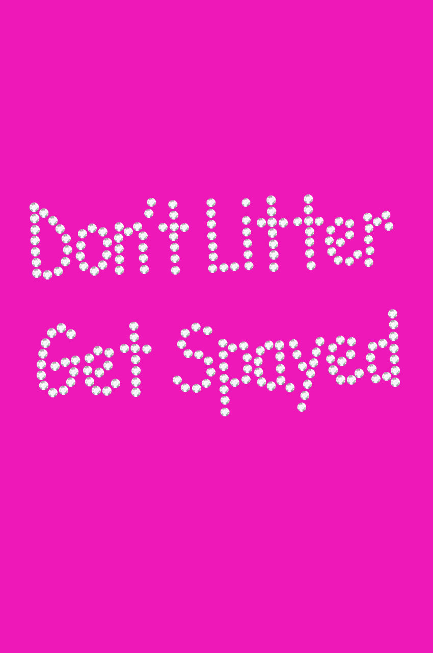 Dont Litter Get Spayed - Bandana