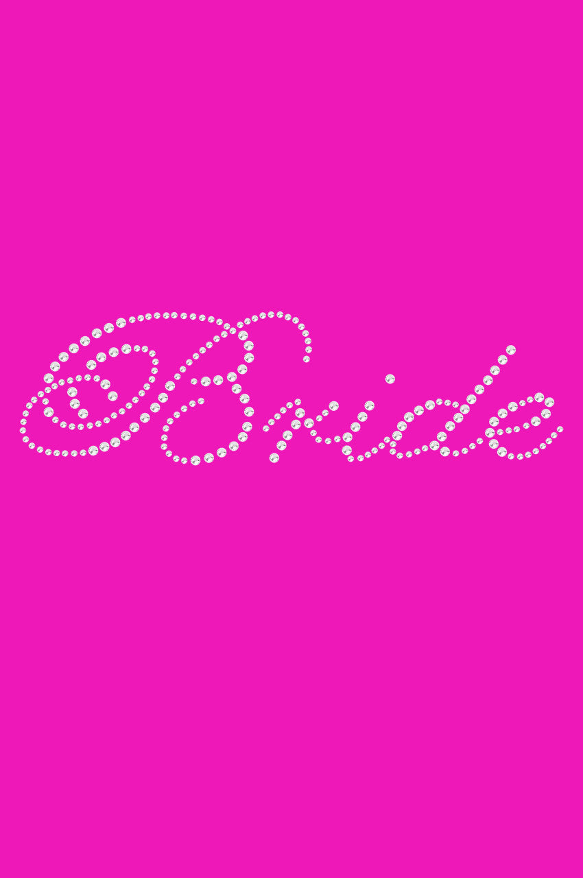 Bride (Script Letters)- Womens T-shirt