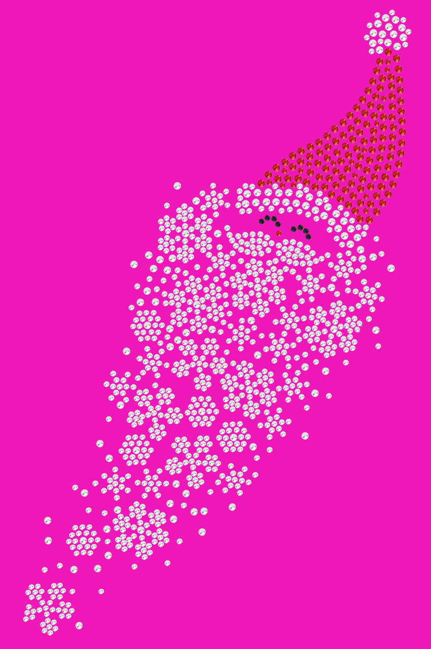 Santa Face with Snowflake Beard - Women's T-shirt