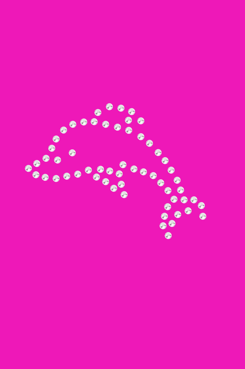 Dolphin (Small Rhinestone) - Women's T-shirt