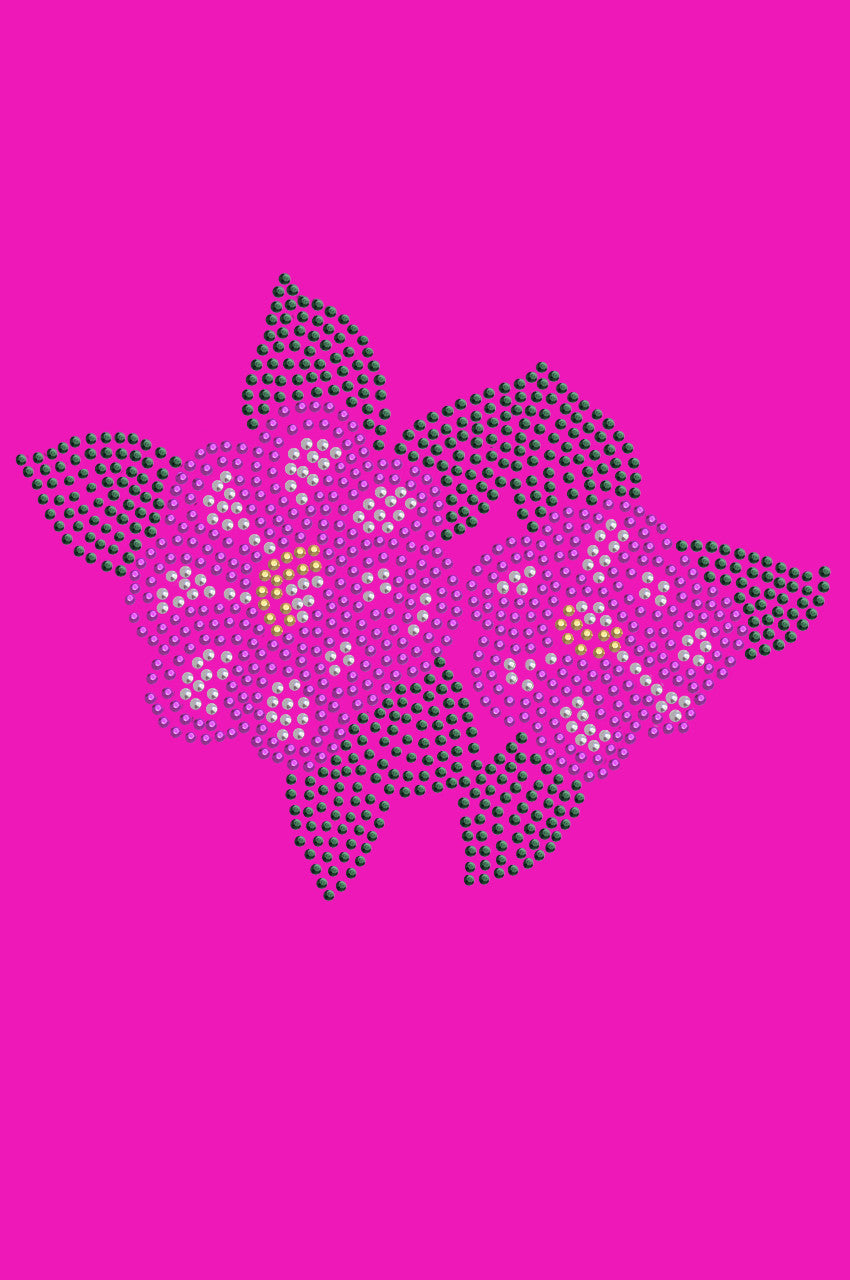 Magenta Flowers - Womens T-shirt