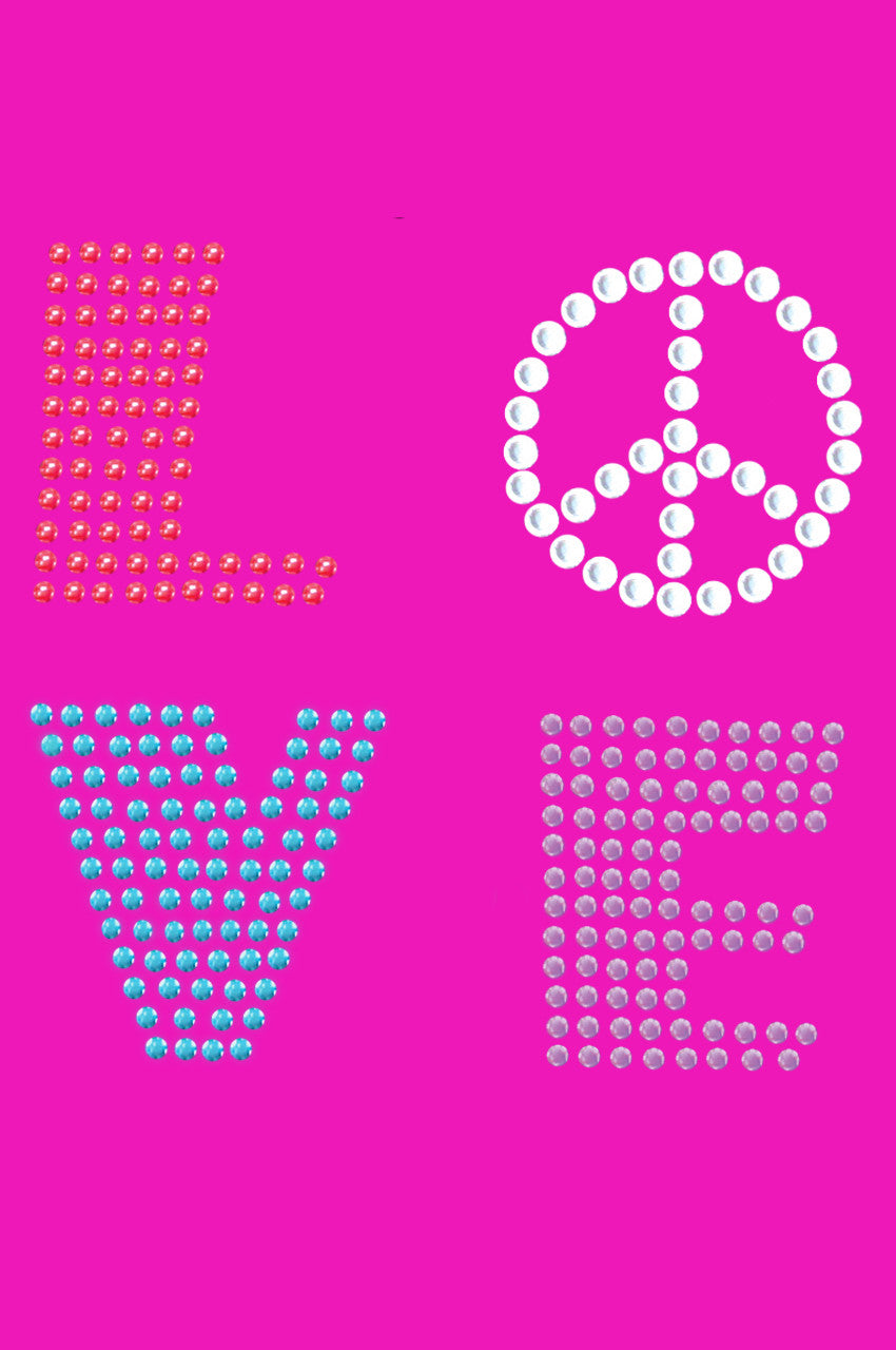 Love with Peace Sign - Women's T-shirt