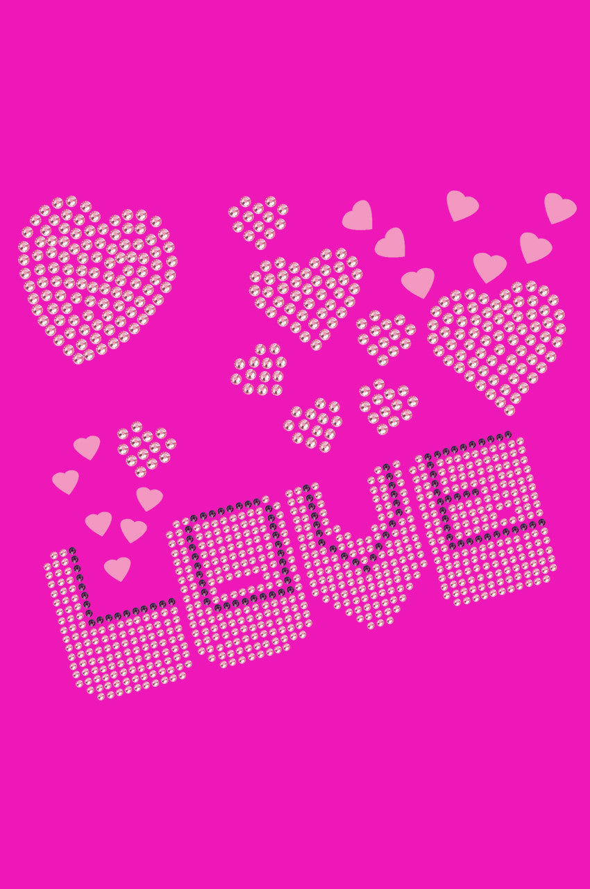 Love Pink & Purple - Womens T-shirt