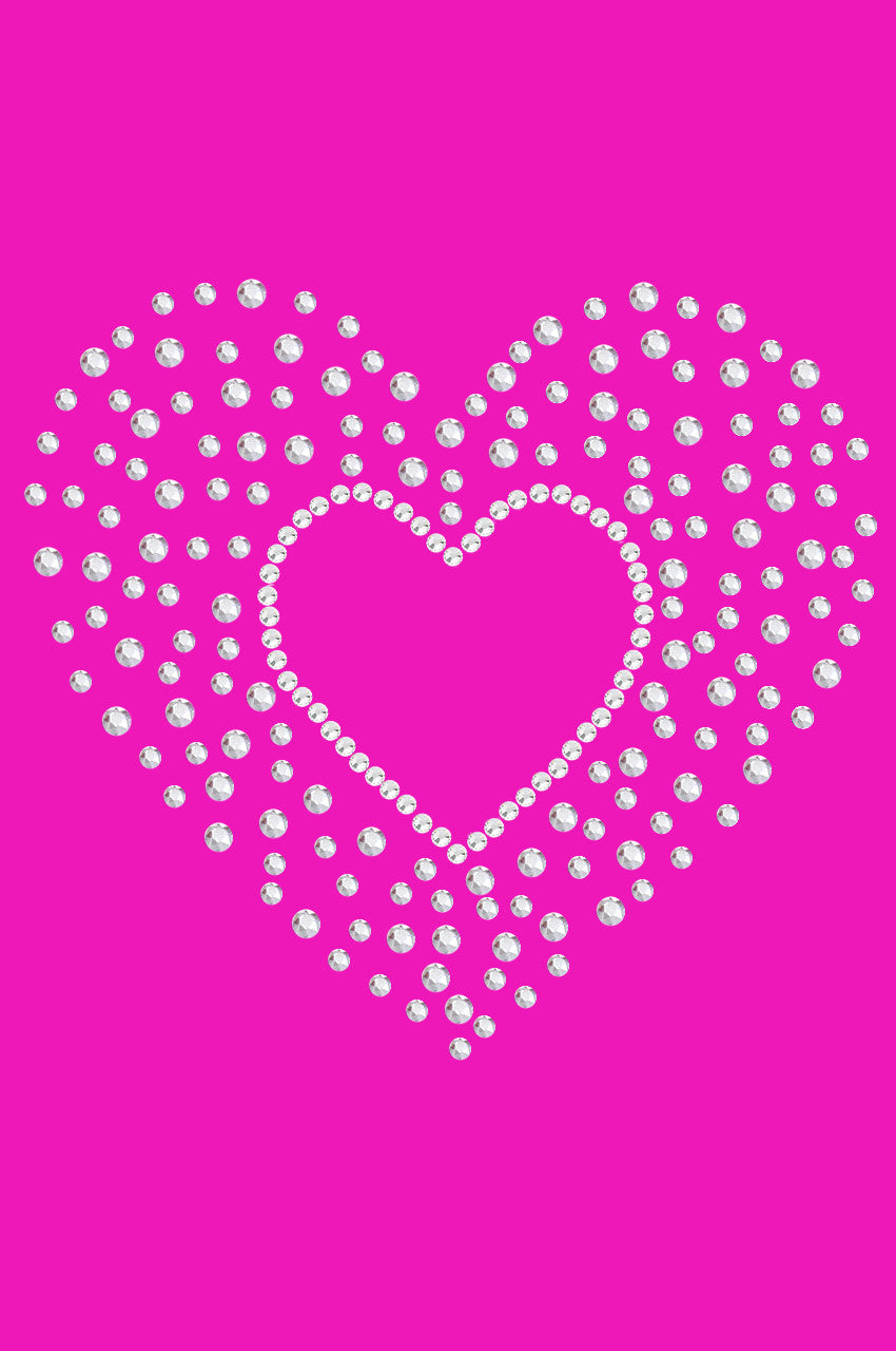 Heart with Scattered Stones - Women's T-shirt