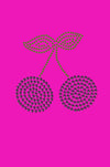Purple Cherries - Womens T-shirt