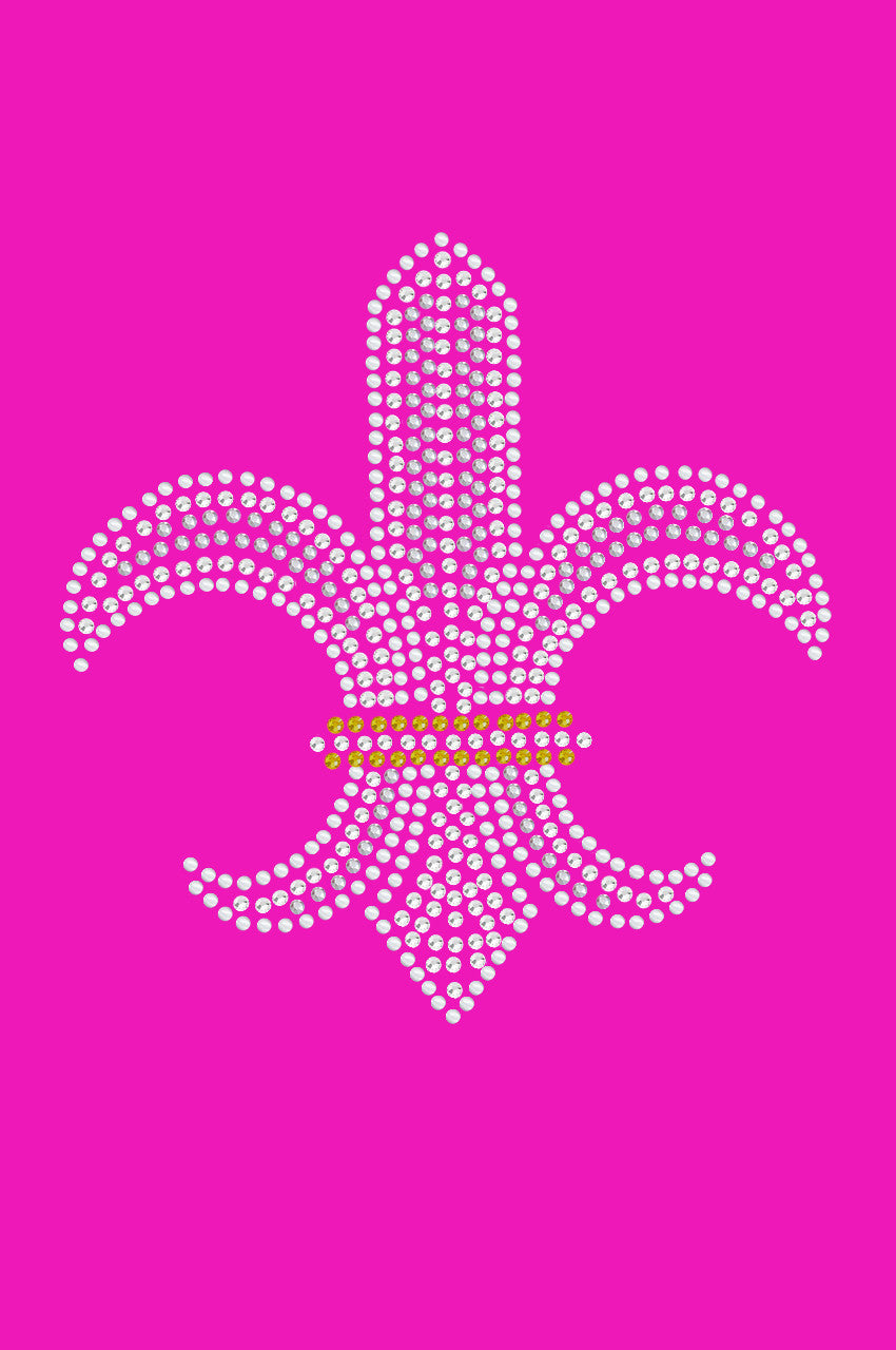 Fleur de Lis (Rhinestones & Nailheads) - Bandanna