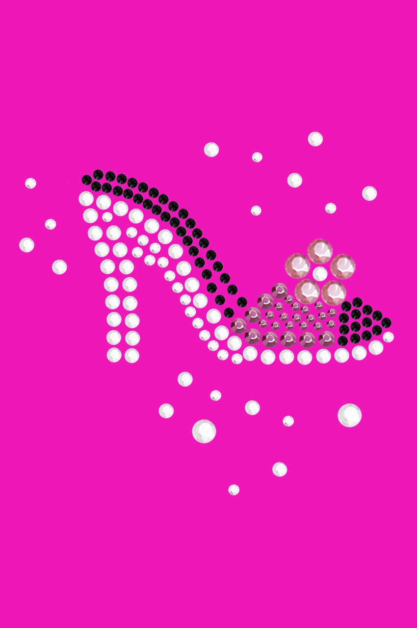High Heel Shoe (Pink & Black) - Bandanna