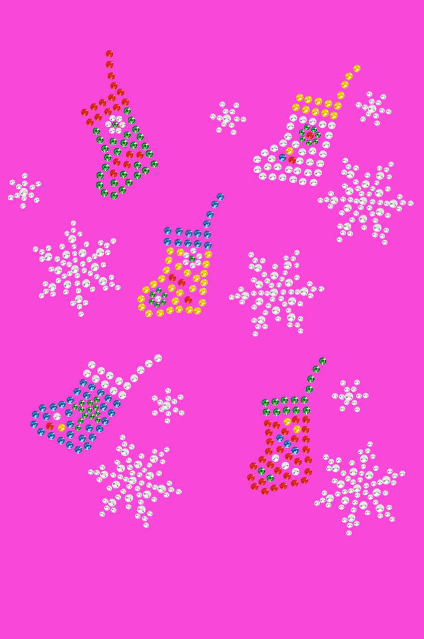 Stockings & Snowflakes - Womens Tee