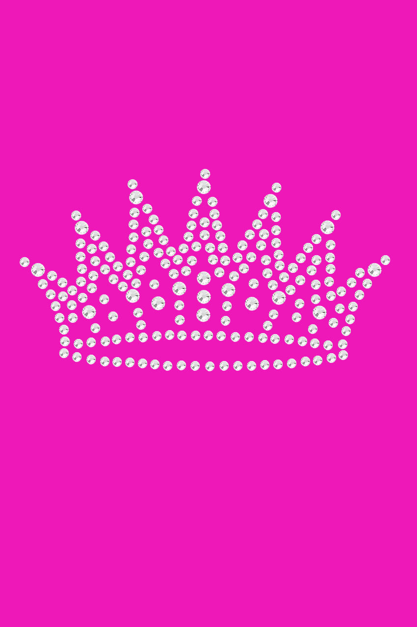 Crown 2 (Rhinestones) - Womens T-shirt