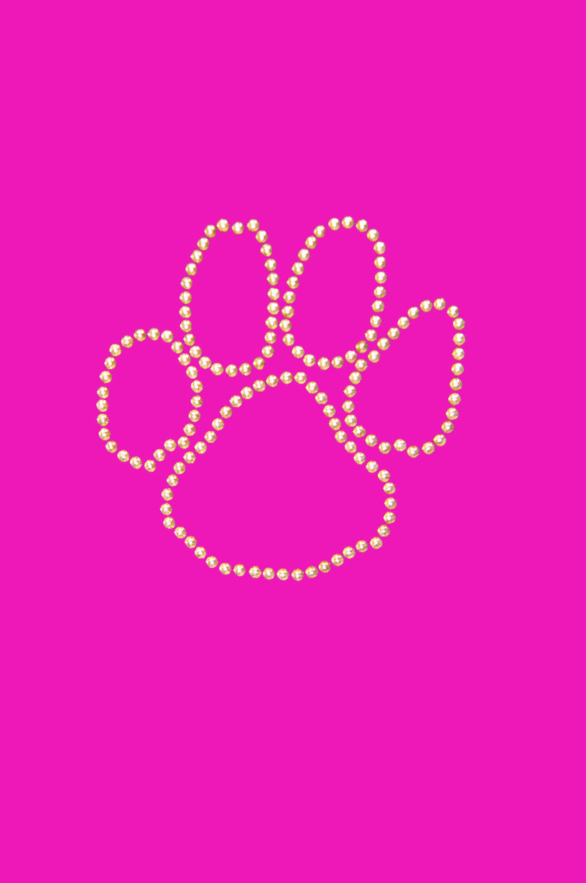 Paw (Gold Nailheads) - Women's T-shirt