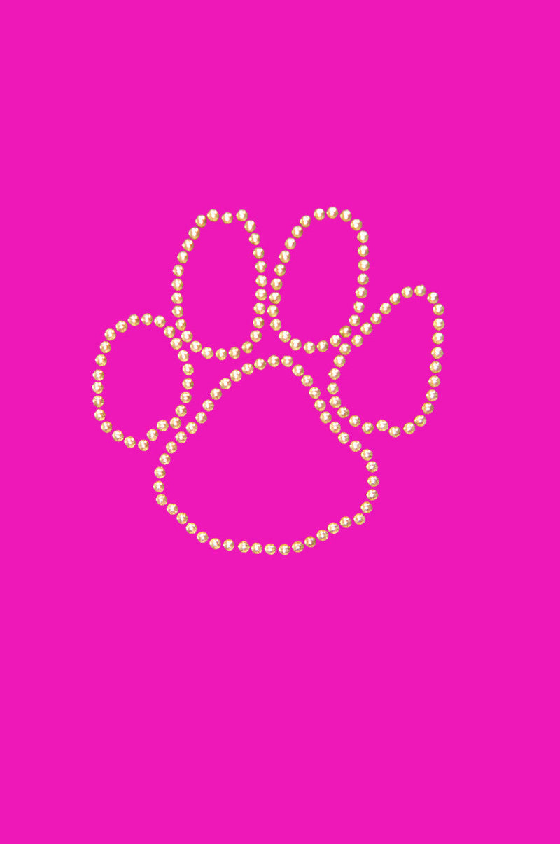 Paw (Gold Nailheads) - Women's T-shirt