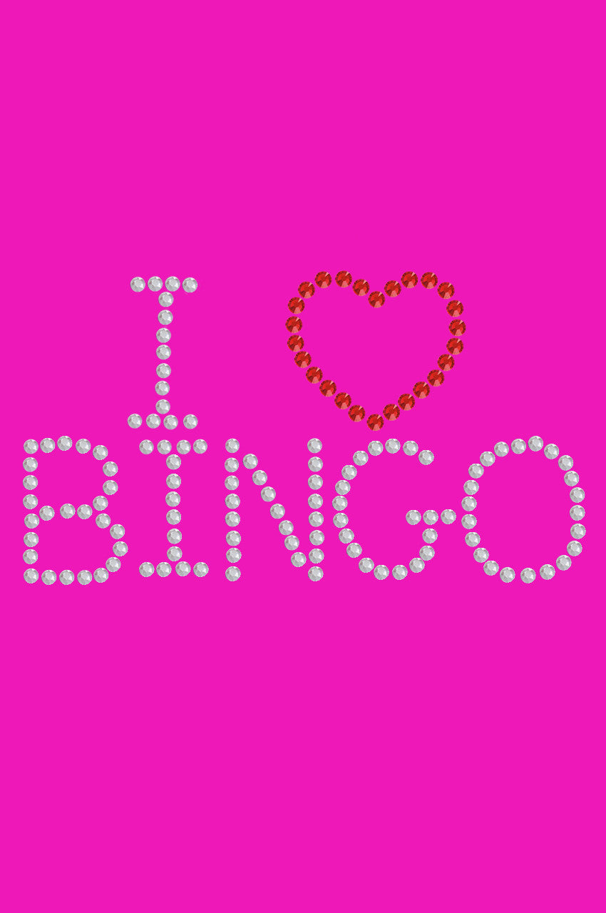 I Love Bingo - Womens T-shirt