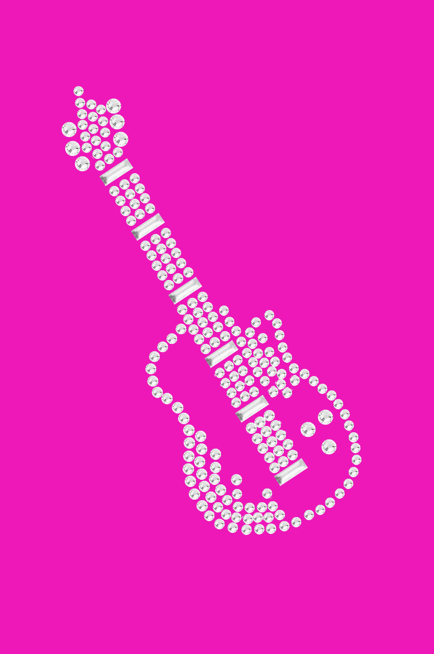 Guitar (Rhinestone) - Women's T-shirt