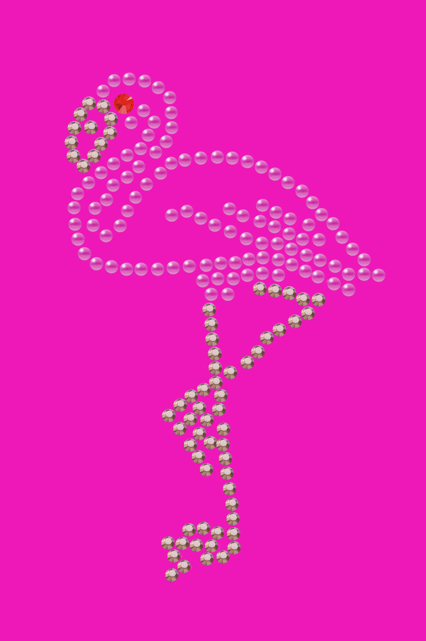 Pink Flamingo (Small) - Womens T-shirt