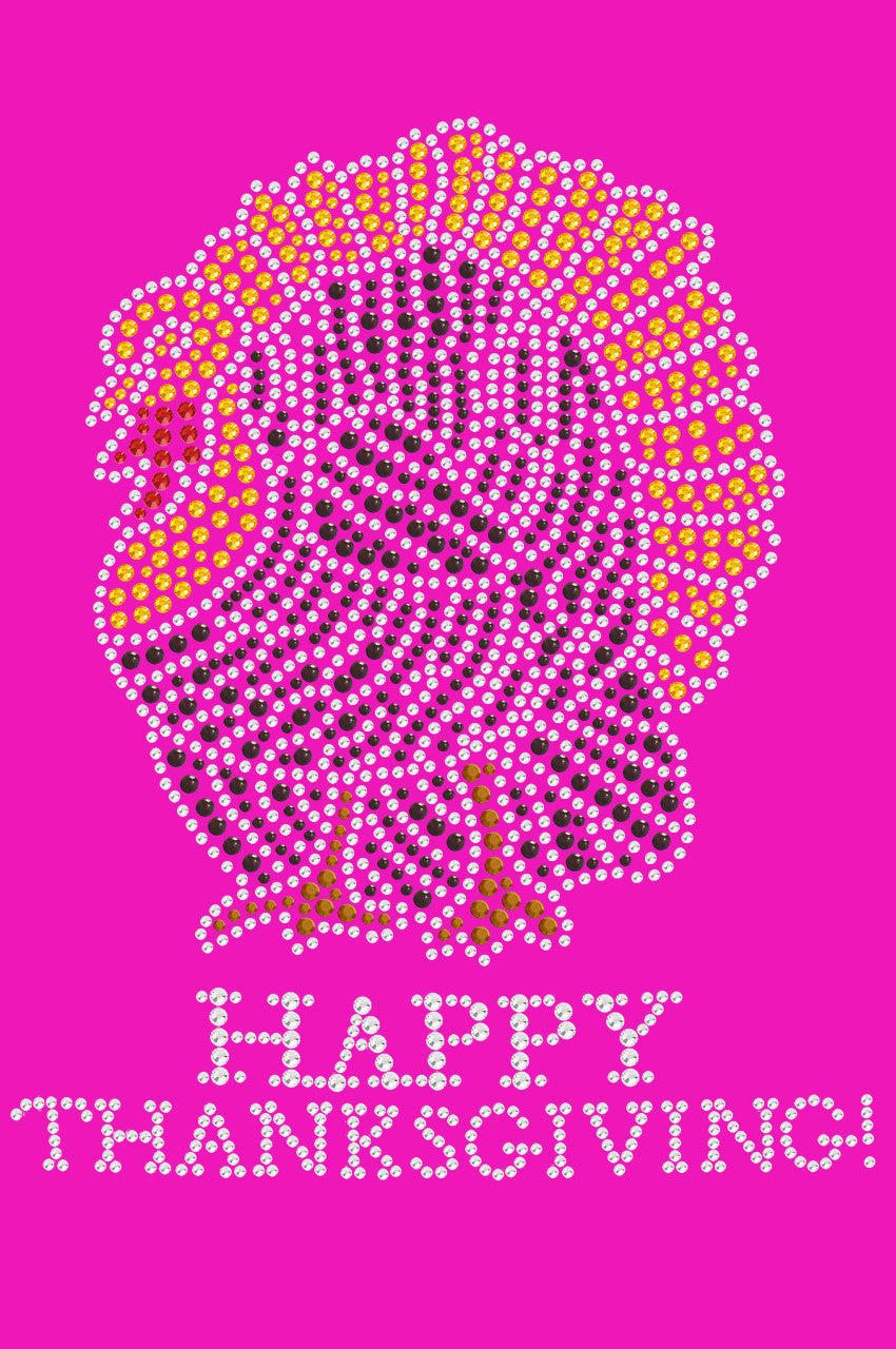 Happy Thanksgiving Turkey 1- Womens T-shirt